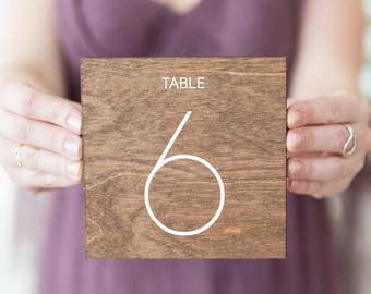 Table numbers for wedding, custom wedding wood table numbers, personalized, rustic, calligraphy, themed table numbers, wood wedding signs-nc