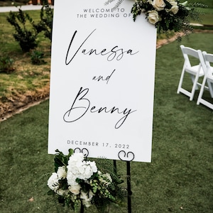 Wedding Welcome Sign Acrylic