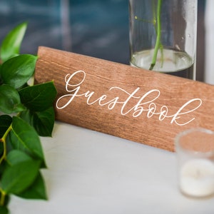 Guestbook Sign, Guest Book Sign, Wedding Guestbook sign, wood guestbook, Please sign our guestbook, Wooden Wedding Signs - Wood -nc