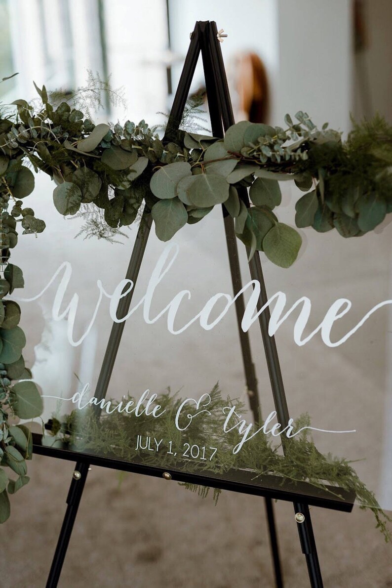 Wedding Welcome Sign Wedding Signs Acrylic Wedding Sign Lucite Wedding Sign Wedding Signs Acrylic Acrylic Wedding Signs WEL000-c image 7