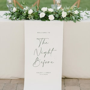 Fabric Wedding Sign