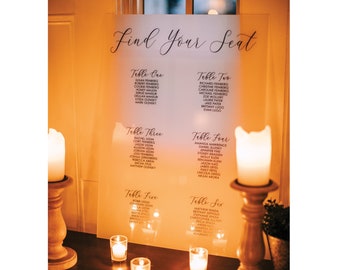 Enseigne pour table de mariage, planches d'escorte en acrylique, planche pour s'asseoir, enseignes de mariage en acrylique, plan de table pour décoration de mariage moderne en lucite CHT000-cp