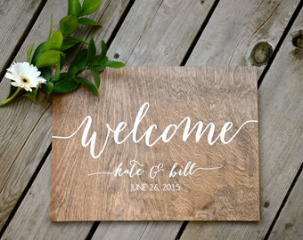 Wedding Welcome Sign, Welcome sign, Wedding Wood Welcome Sign, Wedding sign, Wood Wedding Sign, Wooden Wedding Sign, Wood, Rustic Wedding -c