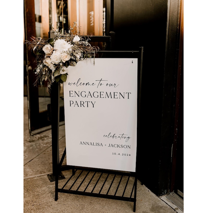 engagement sign
