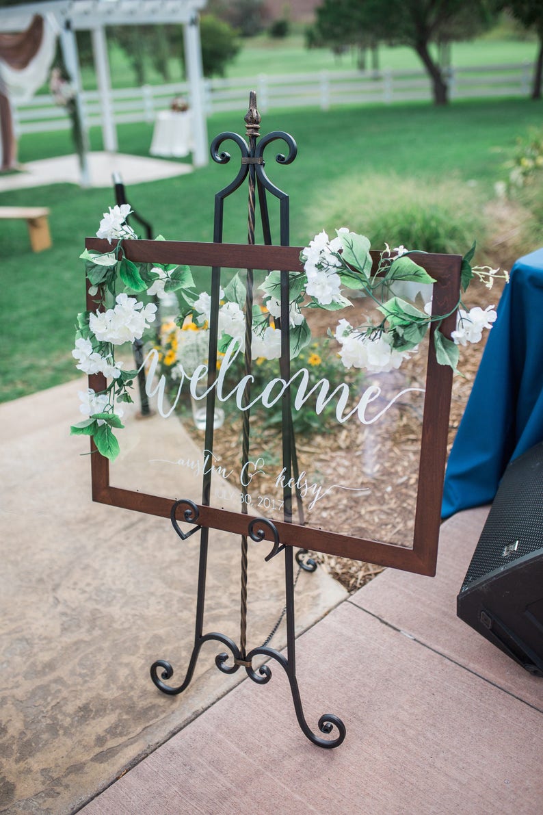 Wedding Welcome Sign Wedding Signs Acrylic Wedding Sign Lucite Wedding Sign Wedding Signs Acrylic Acrylic Wedding Signs WEL000-c image 9