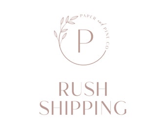 Rush Your Order-UPS or Fedex Shipping -nc