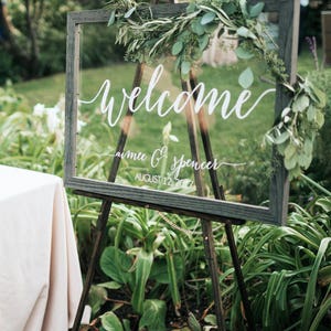 Wedding Welcome Sign Wedding Signs Acrylic Wedding Sign Lucite Wedding Sign Wedding Signs Acrylic Acrylic Wedding Signs WEL000-c image 8