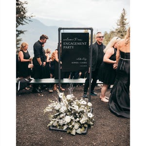 engagement sign