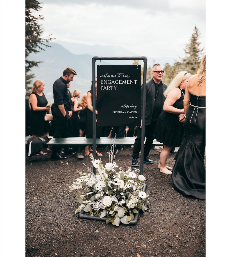 engagement sign