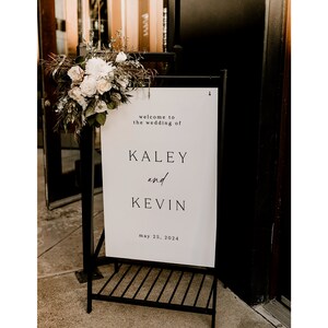 Wedding welcome sign, acrylic wedding sign, wedding signs, acrylic wedding signage, custom acrylic sign, last name, blush green blue WEL036