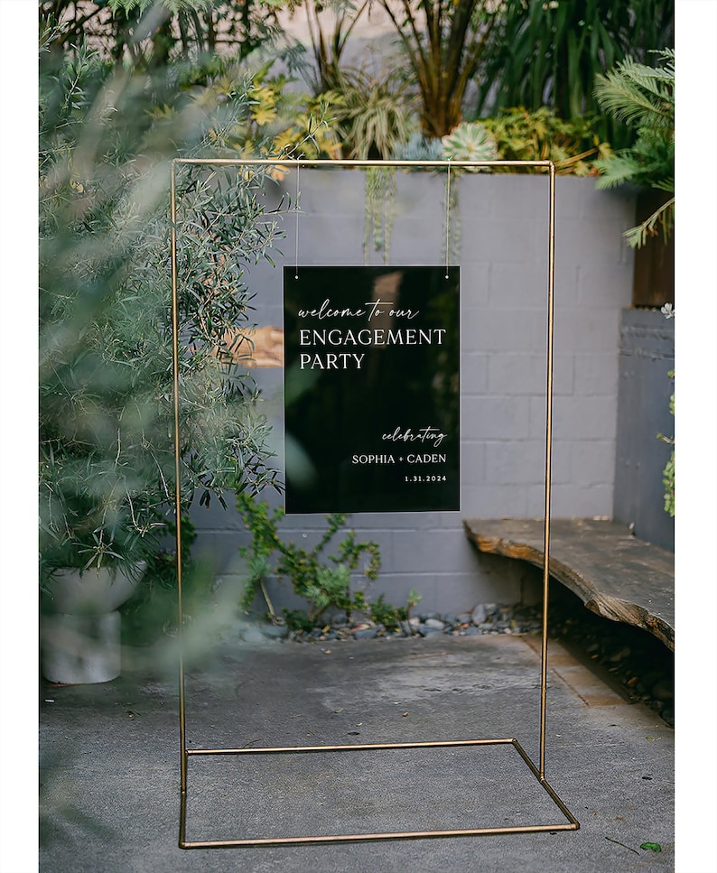 engagement sign