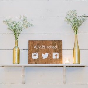 Wedding hashtag sign, Instagram sign, wedding Instagram sign, wedding sign, wood wedding sign, Instagram wedding sign, social media sign -c