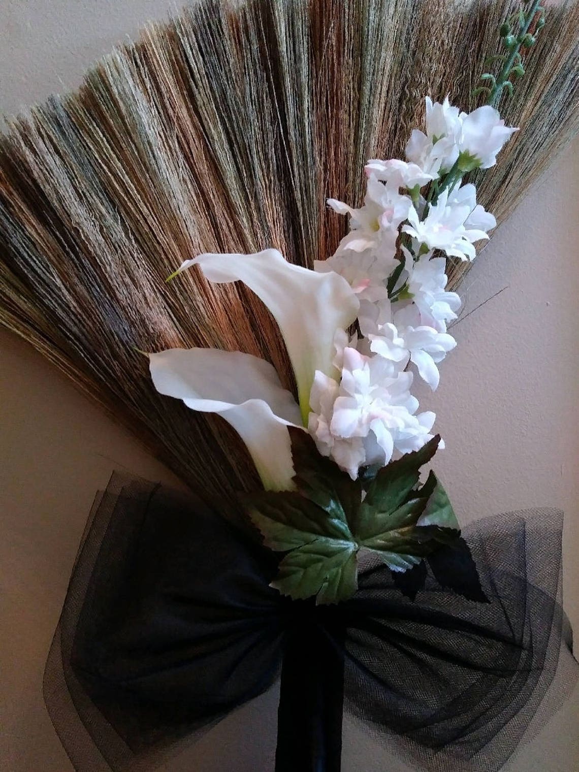 Black and White Wedding Broom Jumping Broom African American Etsy