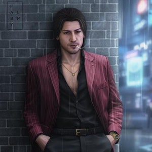 The lifeline of Kamurocho - stampa | Poster carta opaca 8"x10" , 12"x18"