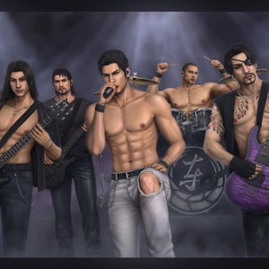 Yakuza metal band - stampa | Poster carta opaca 12"x18"