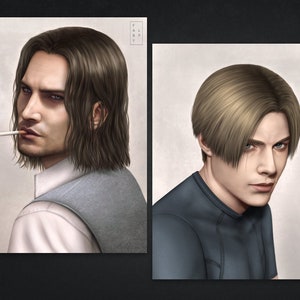 RE 4 Luis e Leon stampe | Poster carta opaca 8"x10" , 11"x14" , 12"x16"