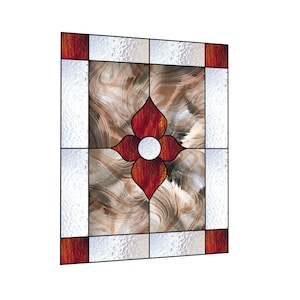 Traditional stained glass pattern