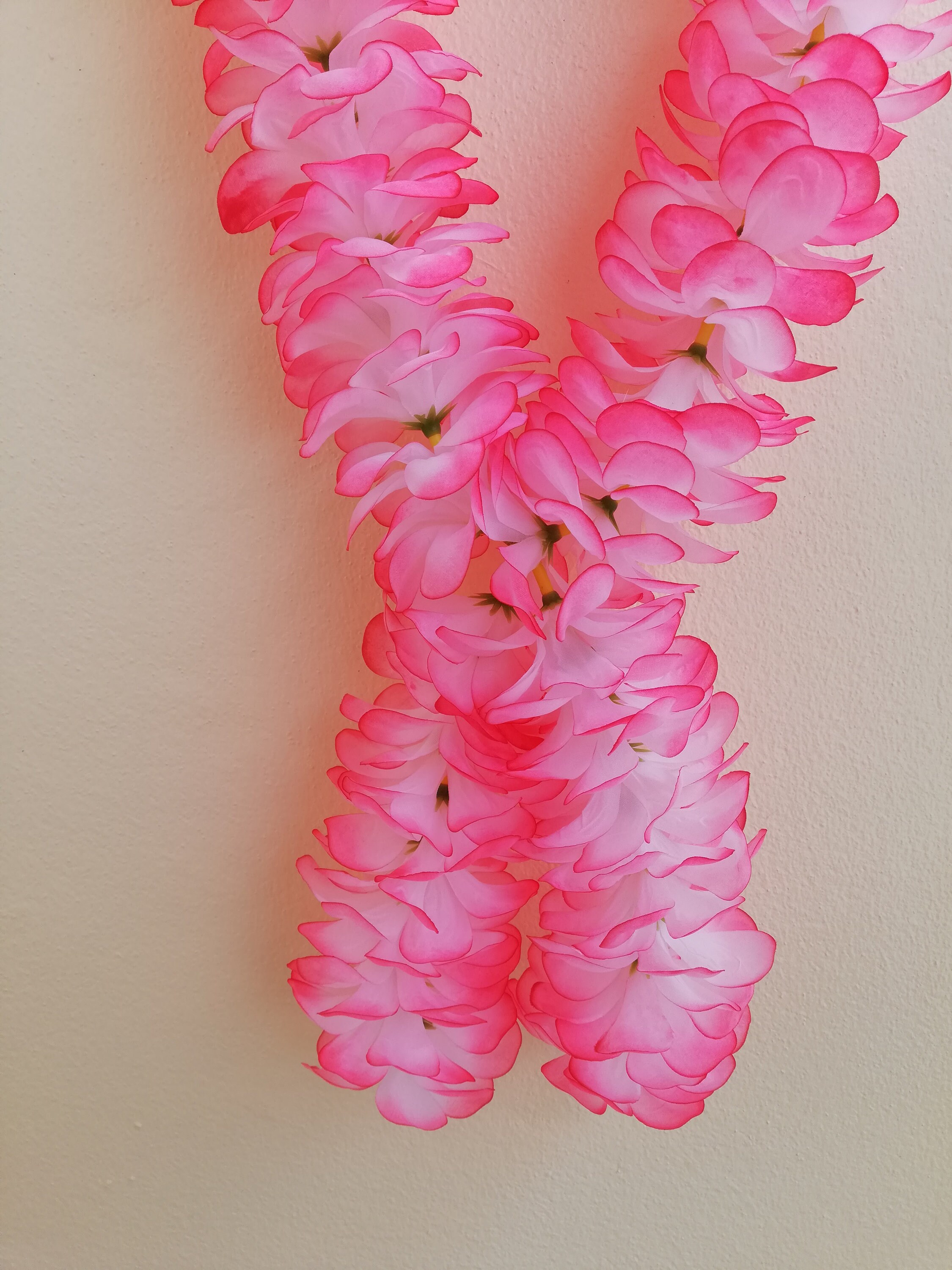 Plumeria Garland Artificial Pink Plumeria Flower Etsy