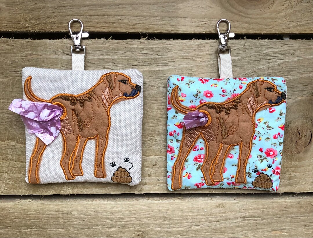 Rhodesian Ridgeback Poo Bag Holder Rhodesian Ridgeback Poop - Etsy