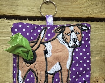 Staffy / Staffordshire Bull Terrier Poop Bag Holder Poo Bag Dispenser Staff