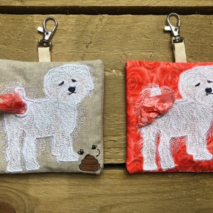Maltese Poop Bag Holder, Maltese Poo Bag Dispenser, Maltese Gift, Maltese Owner, Maltese, maltese lover