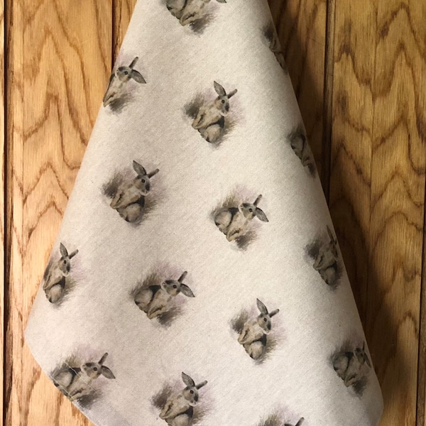 Bunny Tea Towel - Etsy