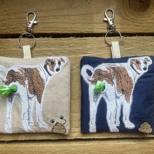 Greyhound / Lurcher Poop Bag Holder Poo Bag Dispenser, Lurcher gift, greyhound gift, Mother’s Day present from the dog, Greyhound owner