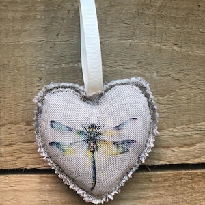 Dragonfly hanging heart, dragonflies love, dragonfly fan, cute dragonfly gift, dragon fly present
