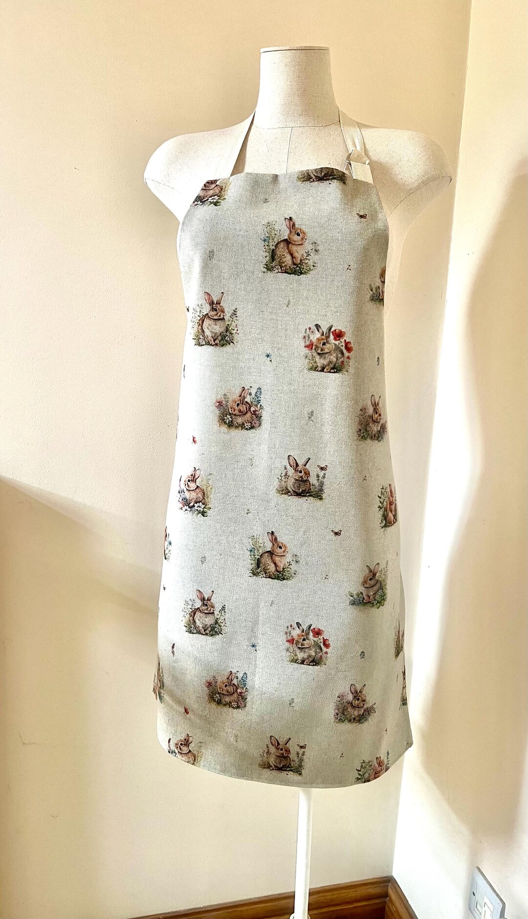 Adjustable Bunny Rabbit Apron, Rabbit Aprons, Bunny Fan, Bunny Apron ...