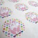 Easter Stickers Easter Decoration Rabbit Stickers Bunny Stickers Easter Favors Card Seal Stickers Rabbits Bunnies Polka Dots Happy Easter
