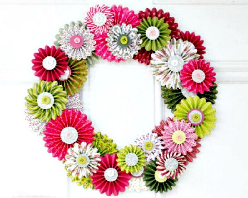 wreath kit diy rosettes