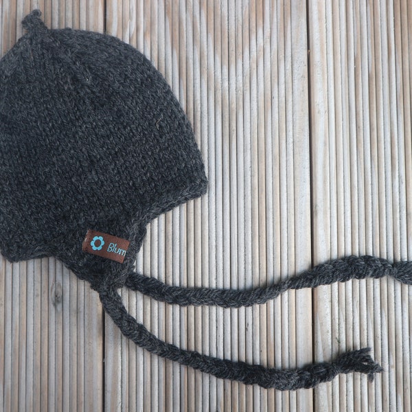 SALE Eskimo Mütze dunkelgrau