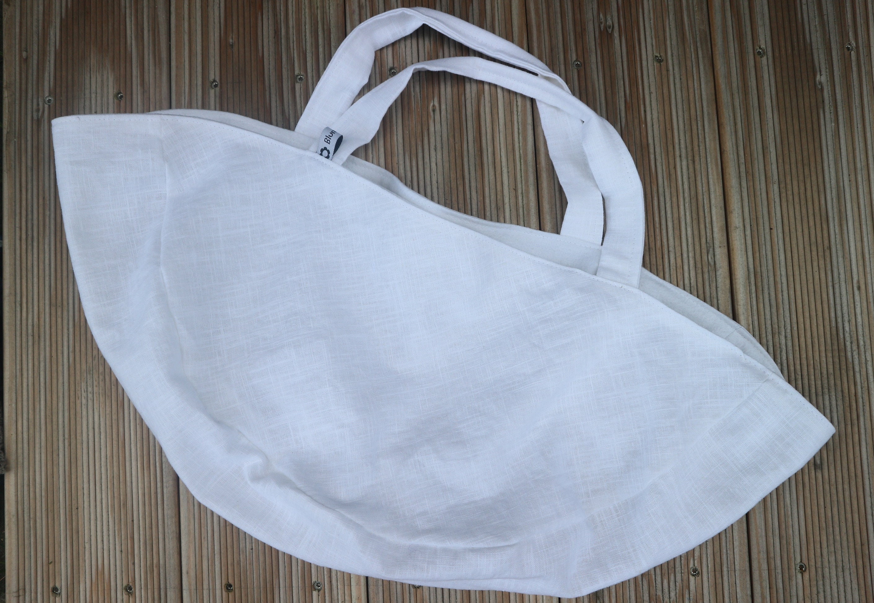 Borsa a tracolla in tela, avorio marrone | Intrend
