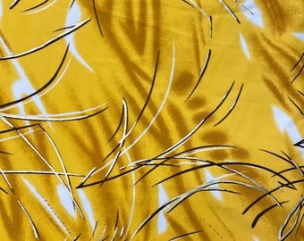 Golden Wheat - 4 way stretch Fabric by the Yard-Original Art