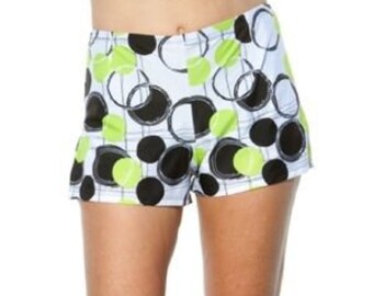 Tennis Shorts - Ball Girl Lime Green