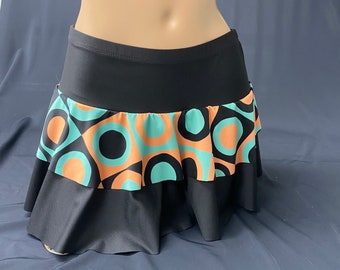 Tiered Ruffle Tennis Skirt