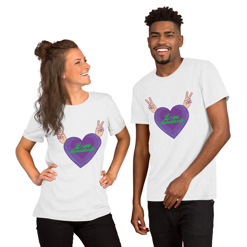 Twiddle Peace Inspired- ordering) Signs-  sizing T-Shirt Unisex before Love Relentlessly Short-Sleeve Throwing (check