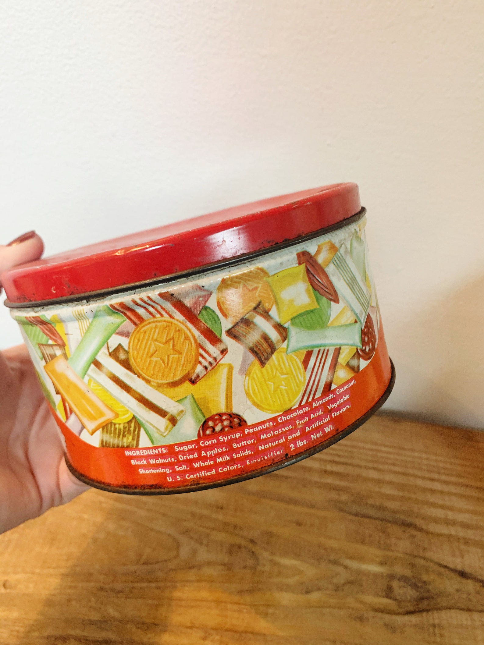 Ole South Hard Candy Tin // Grandma Candy // Vintage Tin Etsy