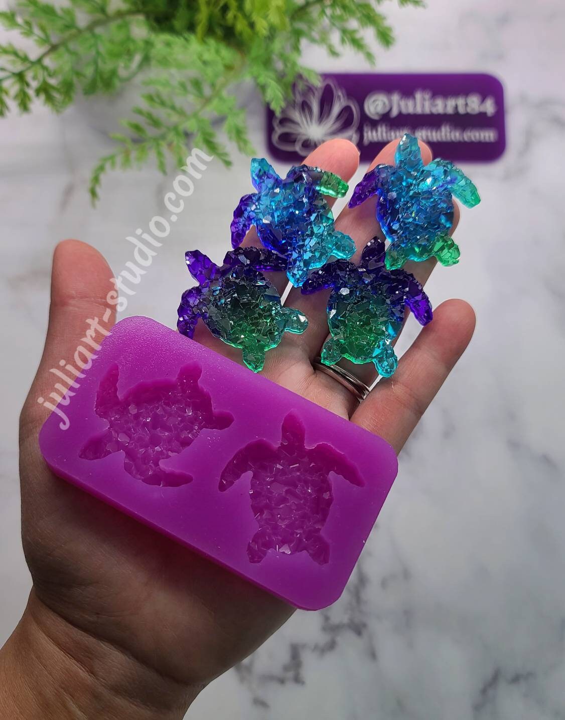 8 inch Large Flower Silicone Mold for Resin – JuliArtStudio