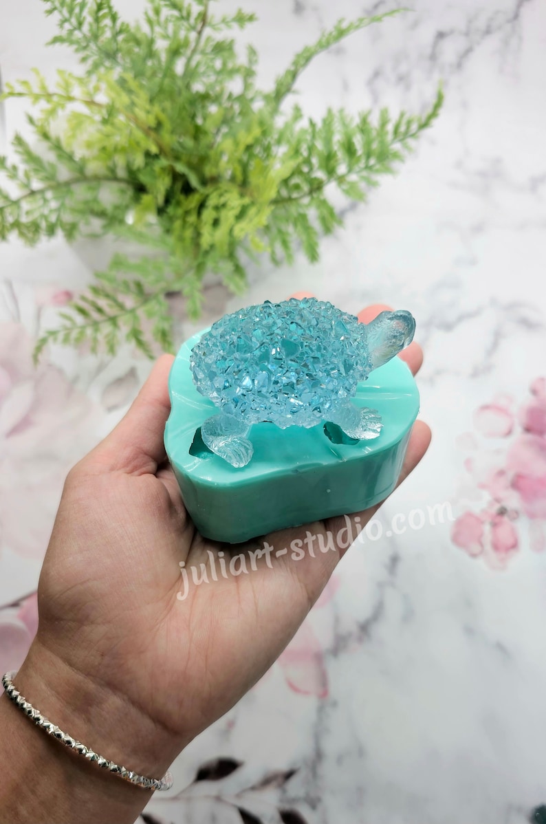 2.5 Inch Druzy Turtle / Tortoise Silicone Mold for Resin Casting - Etsy