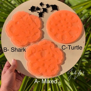 Mini Sea Creatures Embelishment Silicone Mold for Ocean Resin casting