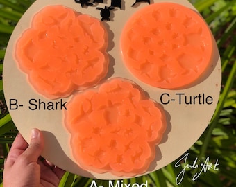 Mini Sea Creatures Embelishment Silicone Mold for Ocean Resin casting