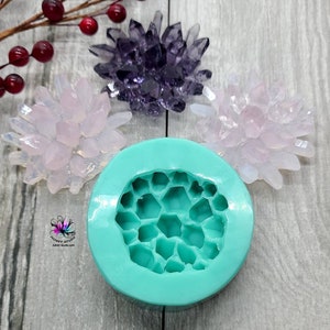 2.5 inch Crystal Bloom Silicone Mold for Resin casting