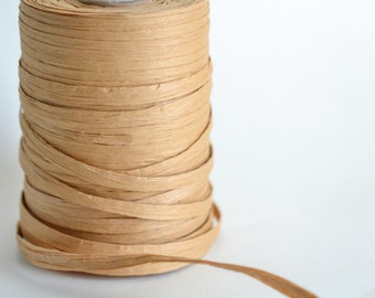 Kraft Raffia, Quality Paper Ribbon, Gift Wrapping and Packaging, Craft Supply, 100 Yards Spool