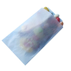 Glassine Bags 2.75" x 4.25", Seed Favor Bags, White Paper Bags, Wedding Favor Bags
