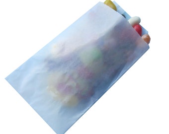 Glassine Bags 2.75" x 4.25", Seed Favor Bags, White Paper Bags, Wedding Favor Bags