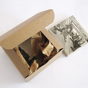 Kraft Boxes 5 x 5 x 3, Gift Boxes with Lid, Wedding Favor Boxes, Gift Packaging, Craft Supply, 10 pcs image 4