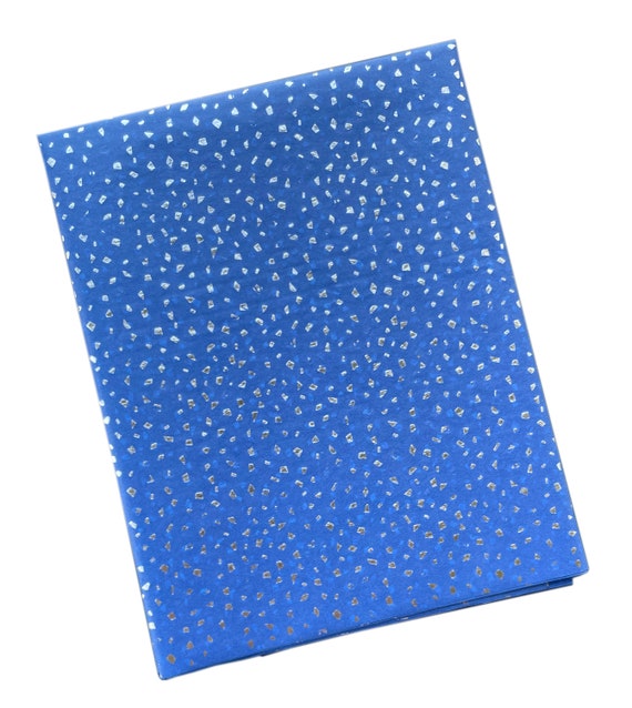 Blue Sparkle Wrapping Paper Sheets