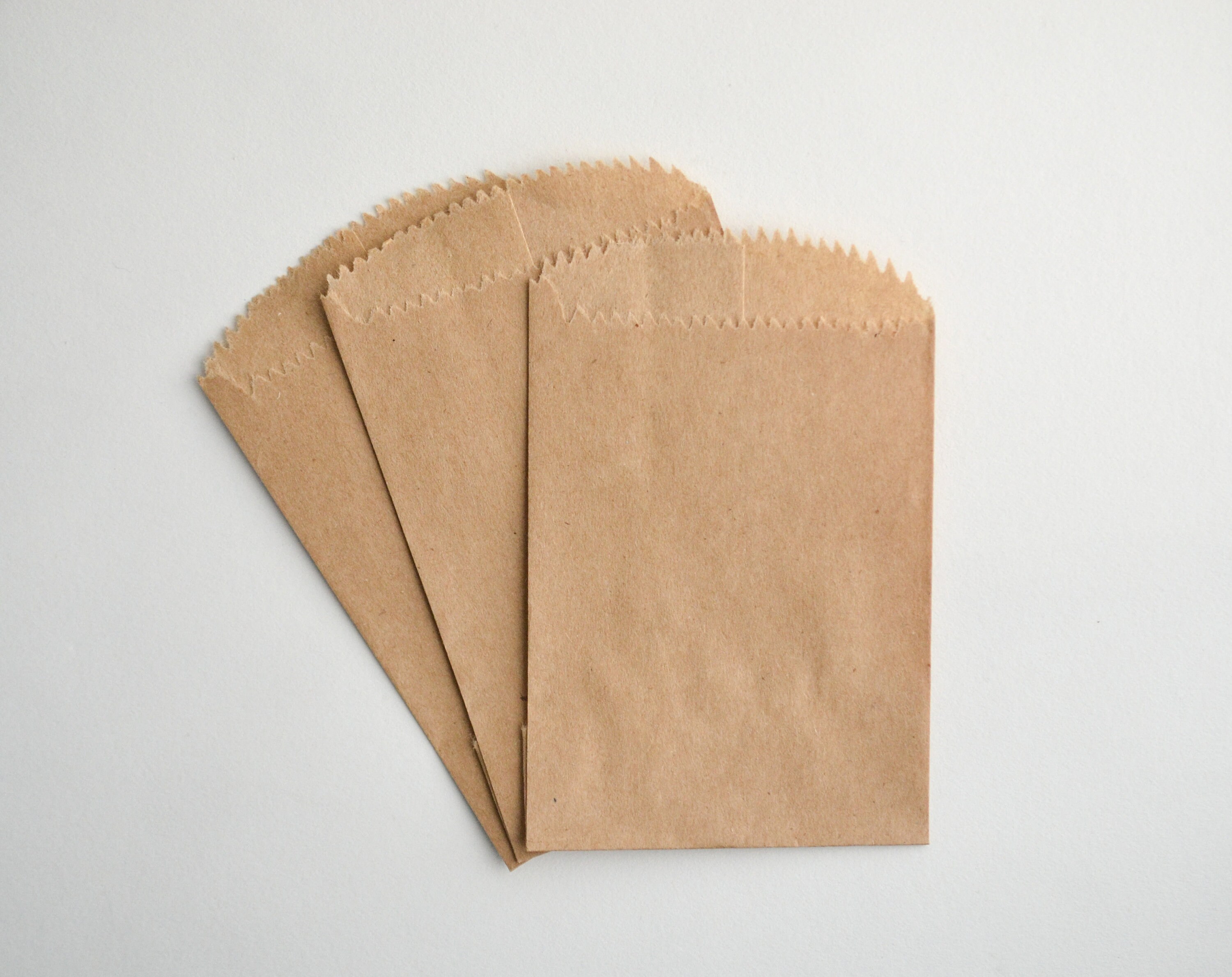 mini brown paper gift bags