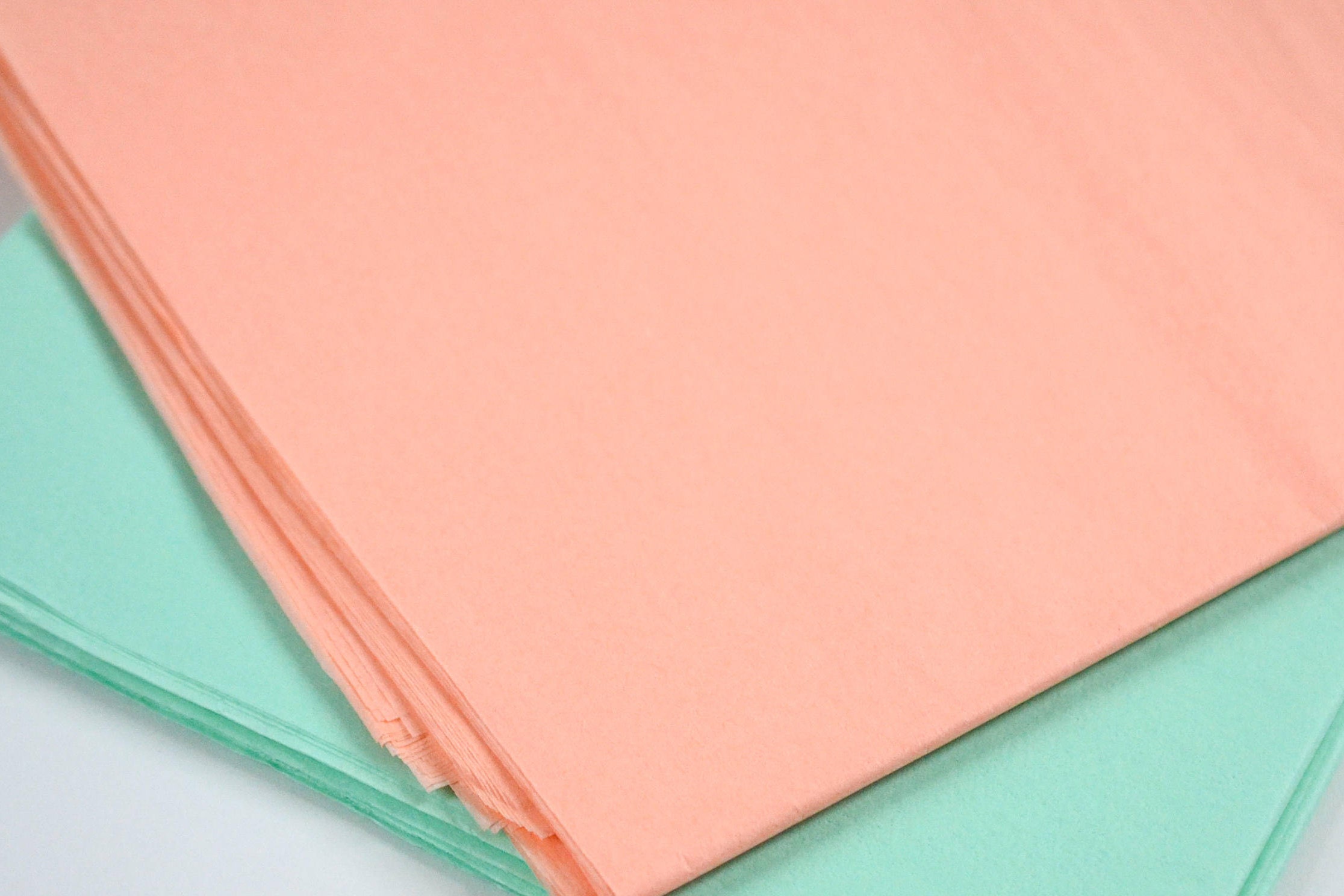 Peach Tissue Paper 48 Large Sheets Bulk Tissue Paper Gift Etsy
